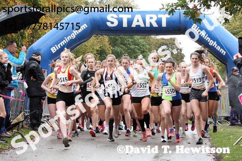 Womens under-17s 3 Stage Relay, 2018 ERRA 6 and 4 Stage and Youngsters Relays. Photo:  David T. Hewitson/Sports for All Pics